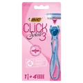 Produktbild: Bic Soleil Click 3 3-Klingen-Rasierer mit austauschbaren Patronen 4 Stück