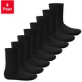 Produktbild: Footstar Thermosocken Kinder Winter Socken (8 Paar) Warme Vollfrottee Thermosocken schwarz 27-30