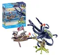 Produktbild: PLAYMOBIL   Pirates   Kampf gegen den Riesenoktopus   Spielzeug für Kinder ab 4
