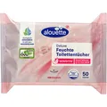 Produktbild: alouette Feuchtes Toilettenpapier Sensitiv Deluxe 1-lagig, 50 Tücher