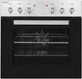 Produktbild: Exquisit EHE 156-2.1 U EEK: A Einbauherd-Set mit Glaskeramikkochfeld, 60 cm breit, 56L, Grill, Umluft, Inox