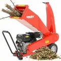 Produktbild: Gartenhäcksler Holzhäcksler Benzin HECHT 6208 | 5,2 kW / 7 PS | bis 7 cm | 208 cm³ | Messerwalze mit 2 rotierenden Messern