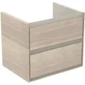 Produktbild: Ideal Standard Connect Air Waschtischunterschrank E0818UK, Pinie hell Dekor/braun matt, 2 Auszüge