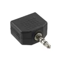 Produktbild: InLine Audio Adapter, 3,5mm Klinke St an 2x 3,5mm Klinke Bu, Stereo (99301)