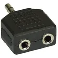 Produktbild: INLINE Audio Adapter, 3,5mm Klinke St an 2x 3,5mm Bu, Stereo