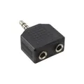 Produktbild: Audio Adapter Klinkenstecker 3,5 mm Klinke > 2x 3,5mm Buchse T-Stück Y-Verteiler