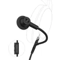 Produktbild: Sennheiser HD 500 BAM Ansteckmikrofon Upgrade für HD 500 Serie/HD 620S - Kondensator-Mikrofon mit Geräuschunterdrückung, hochwertiger Sound für Gaming, Streaming & Podcast - 3,5 mm Klinke - Schwarz