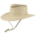 Produktbild: Breiter Fischerhut Explorer mit Kinnband und UV-Schutz 30+ beige M