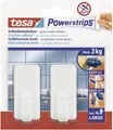 Produktbild: Tesa Powerstrips Haken Large CLASSIC Selbstklebend Wandhaken Kacheln Kunststoff