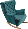 Produktbild: DomoHome Relaxsessel Armlehnensessel Armlehnen Fernsehsessel Loungesessel Polstersessel Couchsessel Armsessel Chair Wohnzimmersessel Ohrensessel | 102x81x95cm | Marine_29860