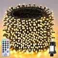 Produktbild: Salcar 80m 1330 LED Lichterkette Innen 8 Lichtmodi & Memory-Funktion Party LED Lichtervorhang Weihnachten Hochzeit Deko