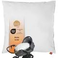Produktbild: sleepling Kinderwagenkissen 80x80 cm, Baby Daunendecke, Kissen für Kinderwagen aus 100% Baumwolle, 400 gr. Federn & Daunen, Downpass, Kinderwagendecke 80 x 80 cm, Waschbar, Made in EU