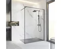 Produktbild: Walk In SCHULTE Trend 2.0 ExpressPlus 120 cm Profil schwarz matt Klarglas schmut
