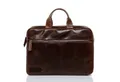 Produktbild: BACCINI Laptoptasche echt Leder Aktentasche 15 Zoll Laptop Fach braun, Laptoptasche 15 Zoll, Aktentasche Echtleder Damen Herren braun-cognac