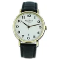 Produktbild: Regent Herren Armbanduhr Analog Lederarmband schwarz UR1011586