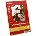 Produktbild: Canon Photo Paper Plus Glossy II  PP-201  2311B053  10x15cm  5 Blatt  265g