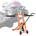 Produktbild: VEVOR Rasenmäherlift mit hydraulischem Wagenheber, 225 kg Tragkraft, Rasenmäherlift aus massivem Karbonstahl, verstellbarer beweglicher Rasenheber für Aufsitztraktoren und Zero-Turn-Rasenmäher