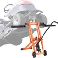 Produktbild: VEVOR Rasenmäherlift mit hydraulischem Wagenheber, 225 kg Tragkraft, verstellbarer mobiler Rasenheber für Aufsitztraktoren und Nullwendekreismäher