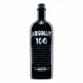 Produktbild: Absolut Vodka 100 Wodka Spirituose Alkohol Alkoholgetränk Flasche 50 % 1 L