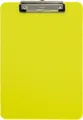 Produktbild: Klemmbrett MAUL, DIN A4, mit Aufhängeöse, 318 x 226 x 15 mm, Kunststoff, neongelb-transparent 186498
