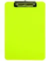 Produktbild: MAUL Schreibmappe Schreibplatte A4 Kunststoff mit Bügelklemme transparentgelb