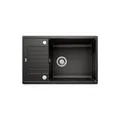 Produktbild: BLANCO ZIA XL 6 S Compact | Granitspüle aus SILGRANIT schwarz | Einbauart: Einbau von Oben | reversibel | für 60 cm breite Unterschränke | Großes Becken | Reinigungsfreundliche Öberfläche