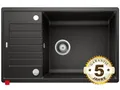 Produktbild: Blanco Zia XL 6 S Compact Schwarz - 526018 Granitspüle Einbau Unterbau