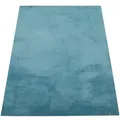 Produktbild: Paco Home Kurzflorteppich, Türkis, Textil, Rechteckig, 120x160 cm, strapazierfähig, für Fußbodenheizung geeignet, Teppiche & Böden, Teppiche