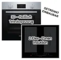 Produktbild: HERDSET Bosch Backofen 3D-Heißluft + Kochfeld Flächeninduktion Booster 60cm autark