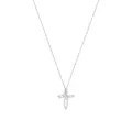 Produktbild: Amor Kette mit Anhänger 925 Sterling Silber Damen Halsschmuck, mit Zirkonia synth., 42 cm, Silber, Kreuz, Kommt in Schmuck Geschenk Box, 9003815