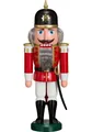 Produktbild: Seiffener Volkskunst echt Erzgebirge Nussknacker Soldat 37 cm (rot)