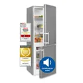 Produktbild: Exquisit Kühl-Gefrierkombination KGC5233-60-HE-040D inoxlook | Nutzinhalt: 173 L | Alarm-Funktion | 4-Sterne-Gefrieren | Standgerät