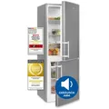 Produktbild: Exquisit Kühl-Gefrierkombination, Kühlschrank mit Gefrierfach, 4-Sterne-Gefrieren, 173 Liter, Alarm-Funktion, KGC5233-60-HE-040D inoxlook