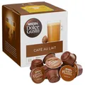 Produktbild: NESCAFÉ DOLCE GUSTO® CAFÉ AU LAIT Kaffeekapseln, Robustabohnen kräftig, 16...