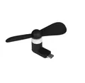 Produktbild: Mini USB-Ventilator für Smartphone, Laptop, Tablet und PC
