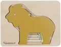 Produktbild: KINDSGUT Puzzle, 5 Puzzleteile, Tier-Puzzle, Holz-Puzzle, Baby, Lern-Spiel, Löwe, Kinder-Puzzle