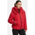 Produktbild: Marikoo Winterjacke Ninikaa kurze Winterjacke mit extra hohem Windschutzkragen rot L (40)