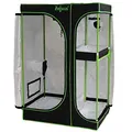 Produktbild: Zelsius Growzelt MyHomeGrow 2-in-1 Grow Tent | Indoor Growroom | schwarz grün | Growroom Growschrank Darkroom Pflanzenzelt Gewächshaus Zuchtzelt (120 x 90 x 145 cm)