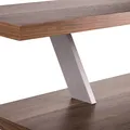 Produktbild: SO-TECH® Barkonsole COUNTER - Design trifft auf Funktion - Alu massiv in Edelstahloptik fein geschliffen - Höhe 178 mm schräg 60° - Thekenkonsole Tresenstütze Bar-Konsole