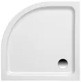 Produktbild: Ottofond Kraton Viertelkreisduschwanne 800 x 800 mm Radius 550 Weiß - 942101
