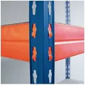 Produktbild: Office Marshal Schwerlastregal Grizzly Blau-Orange, Erhältlich in 8 Größen, Bis zu 1500 kg Tragkraft blau|orange 90 cm x 180 cm x 60 cm