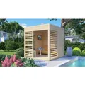 Produktbild: Bertilo Pavillon Garten-Lounge 1 Natur 234 cm x 226 cm FSC®