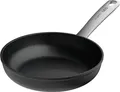 Produktbild: BergHOFF Leo Bratpfanne, 20 cm, rund, 100% recyceltes Aluminium, keramische Antihaftbeschichtung, Induktion geeignet, schwarz, ohne Deckel