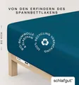 Produktbild: Schlafgut Spannbettlaken PURE BOXSPRING in Gr. 90x200, 140x200 oder 180x200, für Boxspringbett, Jersey-Elasthan, Gummizug: rundum, (1 Stück), aus Bio-Baumwolle, für Matratzen bis 40 cm Höhe, Bettlaken