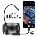 Produktbild: 1920P HD Snake Inspektion Endoskop, pancellent Typ C Endoskop, Scope Kamera mit 8 LED Leuchten für Android und iOS Smartphone, iPhone, iPad, Samsung(5M)
