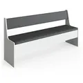 Produktbild: Vicco Esszimmer-Eckbank, Weiß, Anthrazit, Holzwerkstoff, Rechteckig, 41.5x80x166.6 cm, Esszimmer, Bänke, Sitzbänke