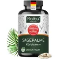 Produktbild: Saw Palmetto (Sägepalme) Kapseln, 20:1 Extrakt, Hergestellt in Deutschland - RAIBU