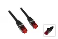 Produktbild: Patchkabel Cat.6 S/STP (schwarz, 50 cm)