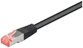 Produktbild: Goobay 68687 CAT 6 Patchkabel, S/FTP (PiMF), Schwarz