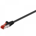Produktbild: CAT 6 Netzwerkkabel, S/FTP, LS0H, schwarz - Länge: 0,50 m